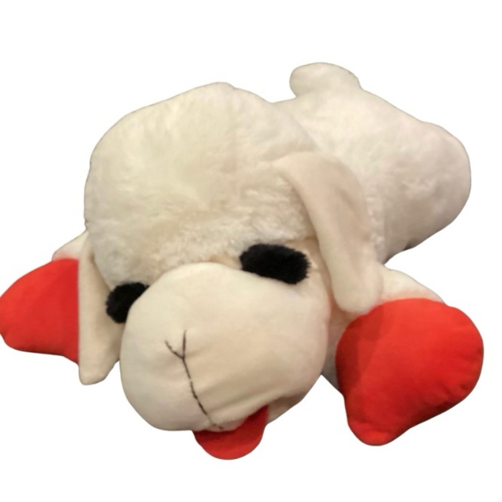 Lamb Chop Squeaky Plush Dog Toy 💜 BOGO